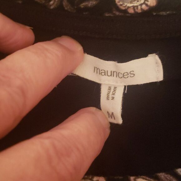 Cute Maurices Flowy Floral Top Ruffle Sleeves Sz M - Picture 4 of 6